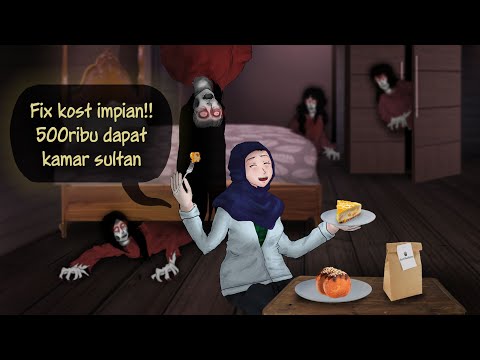 Kost Setan - Umur Penghuninya gak bakal panjang #HORROMISTERI | Kartun Hantu , Animasi Horror