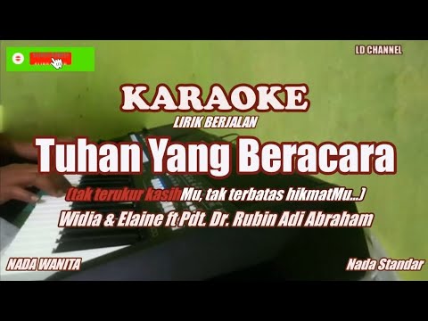 Widia & Elaine fr Pdt. Dr. Rubin Adi Abraham||Tuhan Yang Beracara - Karaoke