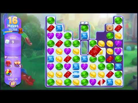 Wonka's World of Candy Level 45 - NO BOOSTERS + FULL STORY 🍫 | SKILLGAMING ✔️