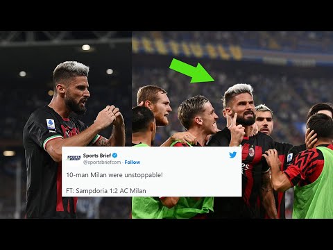 Football World React AC Milan Great Win vs Sampdoria 🙏