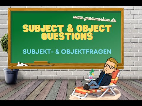 GRAMMARBOX: Subjekt & Objektfragen | subject & object questions (no hand)