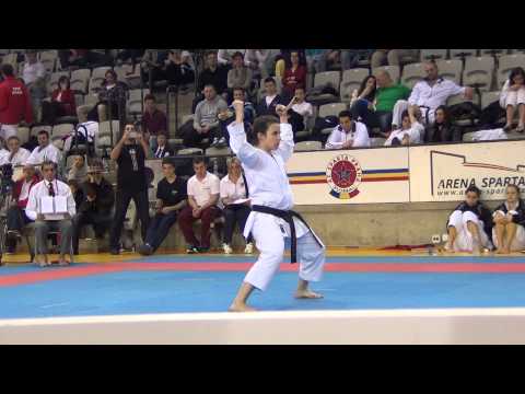 2015 JKA European Championship kata women final Marie Prajzlerova (CZE) Jitte