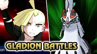 Pokemon Sun & Moon - All Gladion Battle (HQ)