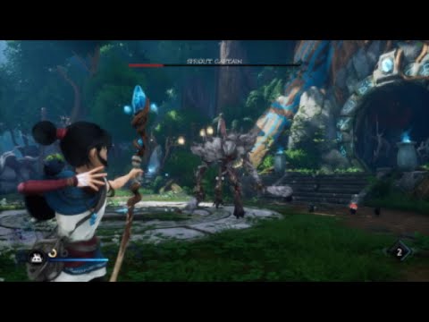 Kena, Bridge of the Spirits - Sprout Captain Boss Fight Expert Spirit Guide Difficulty
