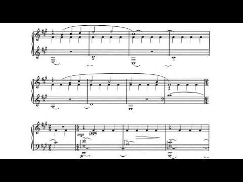 [Andrei Golovin] Distant Past for Piano (Score-Video)