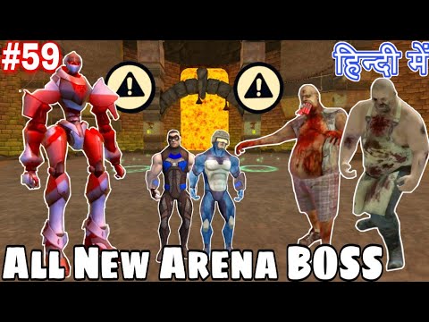 All New Arena Boss And Unlock Free Dress in Rope Hero Vice Town #59 Hindi Zombie Minigame Complete 5