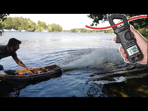 Watertest with TP100 and 85mm alu-impeller and 3D printed Jetdrive (Electric Surfboard Version 3)