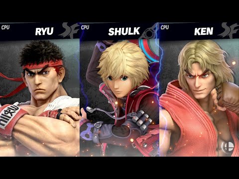 Smash for Fun: Ryu vs. Shulk vs. Ken