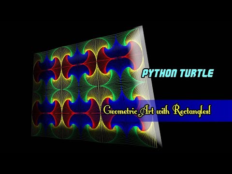 Create Geometric Art Using Rectangles — Python Turtle Tutorial