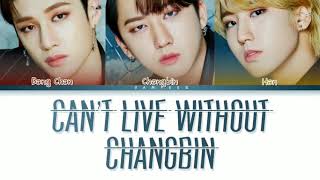 Cover art for Can't live without changbin