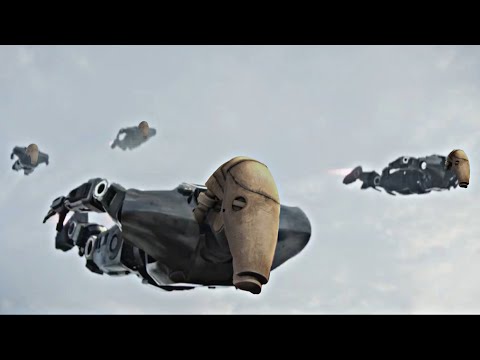 Dark Troopers with B1 Battle droid voice