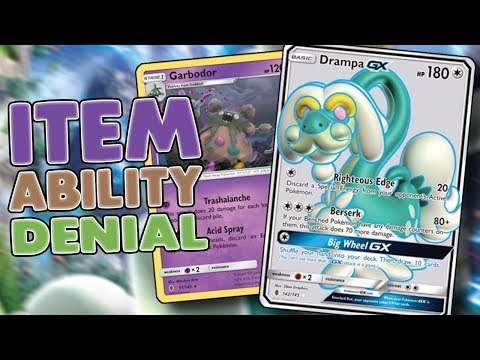 Item and Ability DENIAL! Expanded Drampa GX / Garbodor deck profile! [Pokemon TCG Online]