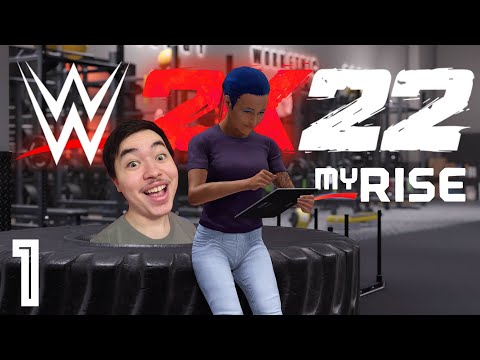 MY FIRST DAY | WWE 2K22  MyRise PS5 Gameplay - Episode #1