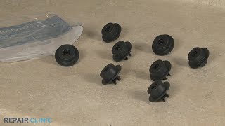 Electrolux Dishwasher Lower Dishrack Rollers Replacement 405507213