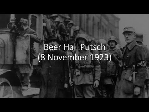 Hitler's Beer Hall Putch (8-9 November 1923)