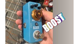 Video thumbnail for Blaxx pedals Boost Demo - Richar Perez by Richar Perez