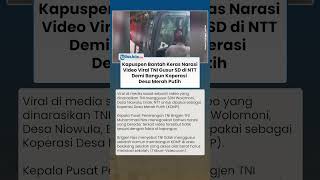 HEBOH DI MEDSOS! Kapuspen Bantah Tudingan TNI Gusur SD Demi Bangun Koperasi Desa Merah Putih