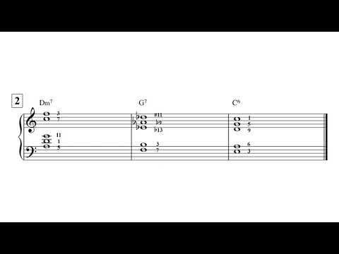 Quartal voicings on II-V-I major | Jazz Piano
