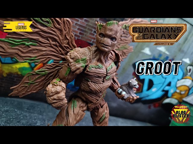 Vídeo relacionado con Hasbro - Marvel Legends Series - Groot - Figura de Guardianes de la Galaxia Vol. 3 de 15 cm