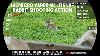 HikMicro Alpex 4K Lite LRF Rabbit Shooting Footage