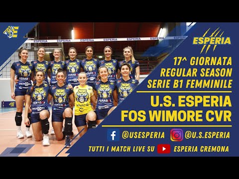 #SerieB1F LIVE - U.S. Esperia vs Fos WiMore CVR
