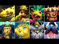 Donkey Kong Country Tropical Freeze Returns All Bosses Cutscenes No Damage