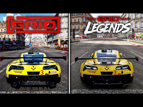 Grid 2019 vs Grid Legends  - Direct Comparison (Xbox Series X 4K 60)