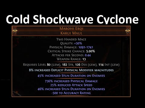 [3.21] Cold Cyclone Shockwave w/ Frozen Legion - Best Max Hit Weapon Showcase