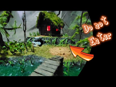 Hag's hut - Diorama