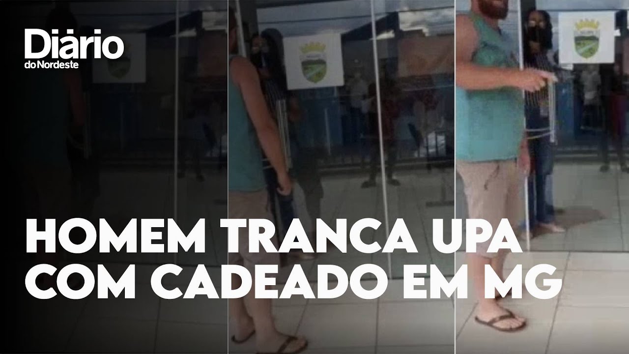 Imagem da notícia Homem tranca UPA com corrente e cadeado por falta de médicos em Minas Gerais
