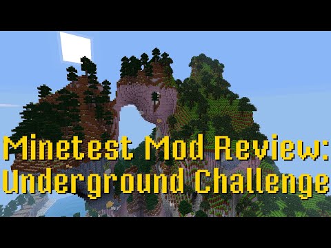 Minetest Mod Review: Underground Challenge