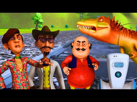Motu Patlu vs Dinosaurs: Time Machine खराब, मच गया पूरा Chaos | Motu Patlu - Dino Invasion