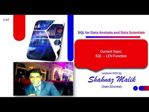 015 Sql For Data Analysts And Data Scientists Sql Len Function