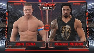 John Cena vs Roman Reigns  - Dream match - Raw-WWE
