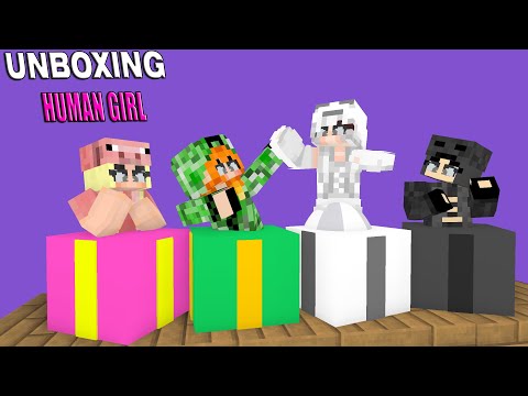 UNBOXING CUTE/BEAUTIFUL HUMAN GIRL - MONSTER SCHOOL