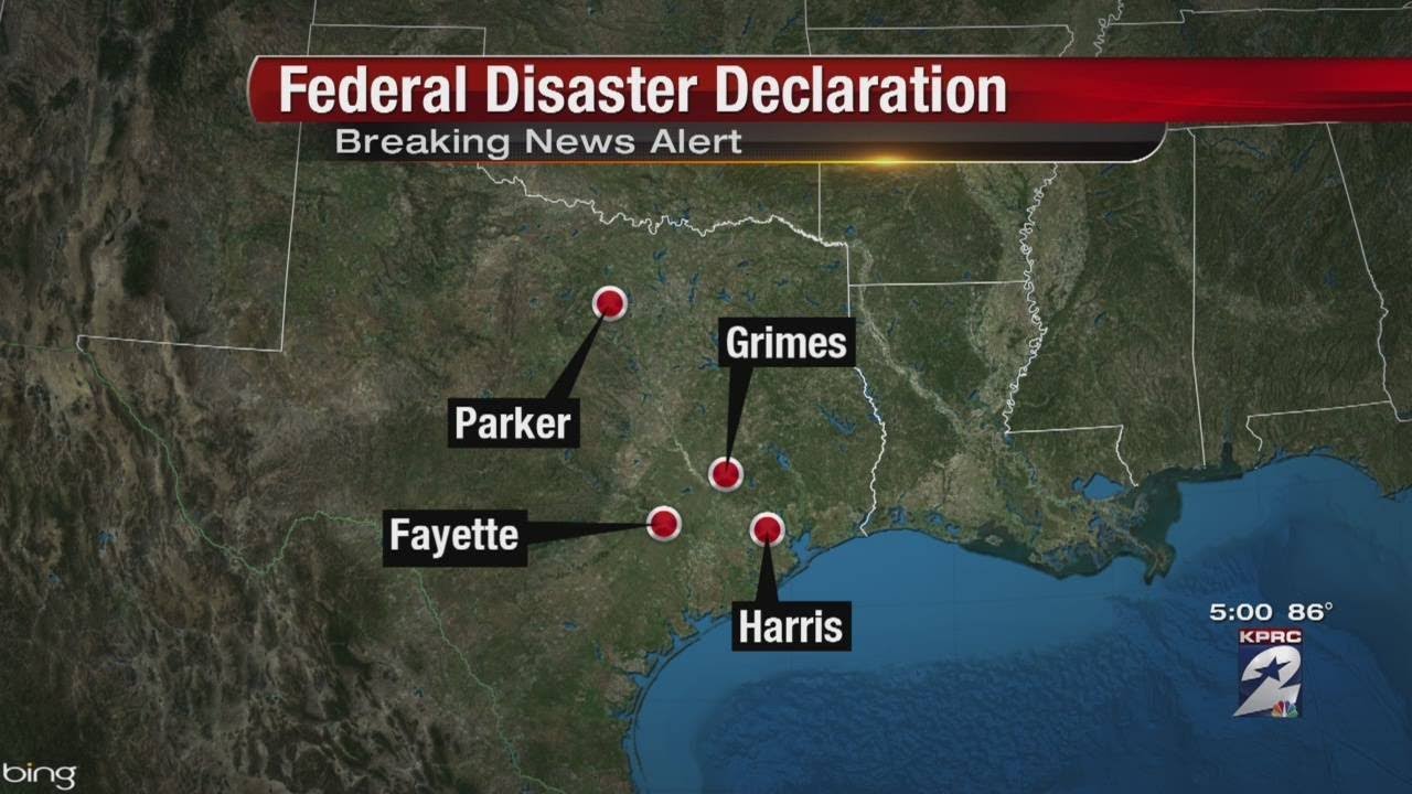 Federal disaster declaration