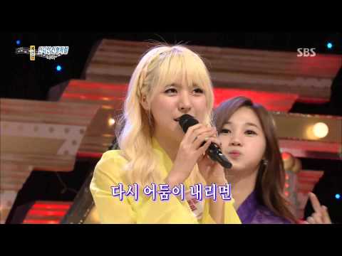 130210 Hello Venus' Alice singing on 1000 Song Challenge