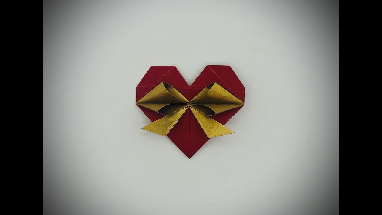 Origami Heart for Valentines Day