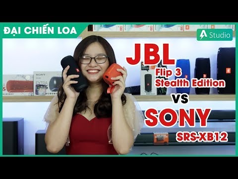 [Đại chiến loa] JBL Flip 3 Stealth Edition vs Sony SRS-XB12 l Loa nào hơn?