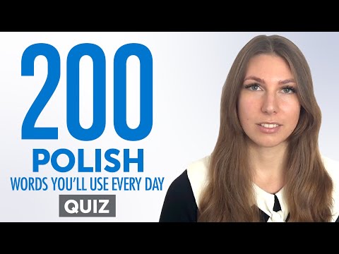 Quiz | 200 Polish Words You'll Use Every Day - Basic Vocabulary #60