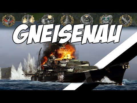 Aggressive Carry || GneisenauPushing || World of Warships