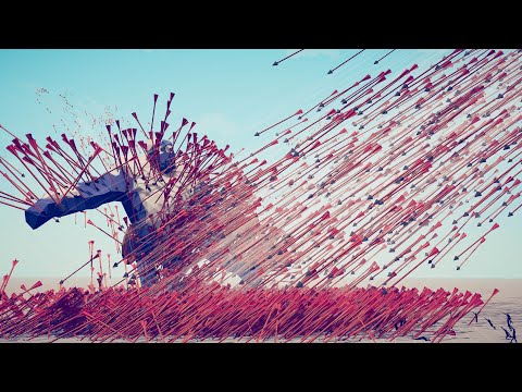 ARROW RAIN SPELL vs UNITS - Totally Accurate Battle Simulator TABS