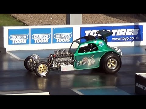 NSRA Hot Rod Drags Santa Pod Sept 2020 part 1