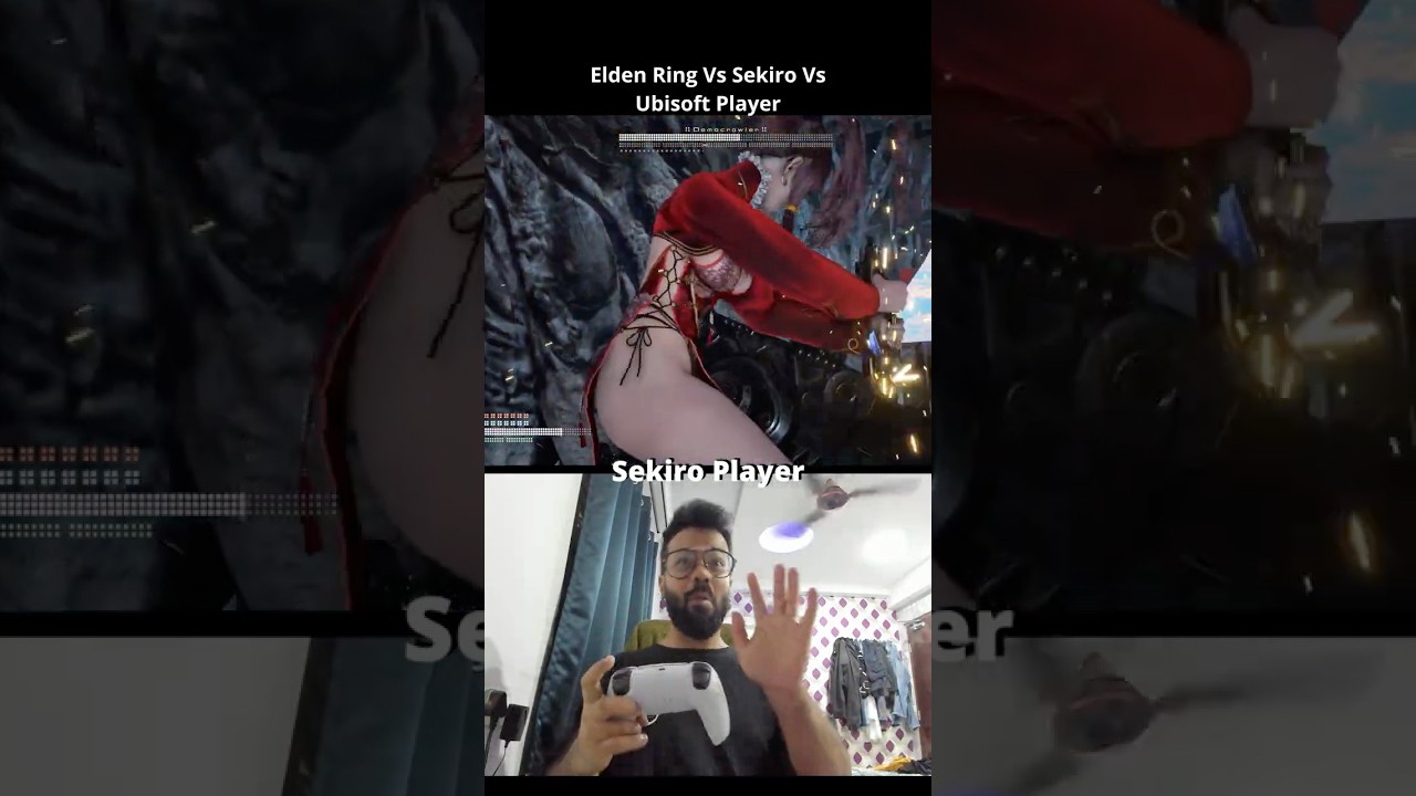Stellar Blade But its elden ring vs sekiro vs ubisoft player 😥 #stellarblade #sekiro #expedition33
