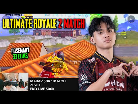 PUBG Mobile indonesia : Rosemary 2 Match Ultimate Royale Highlight Ep.462