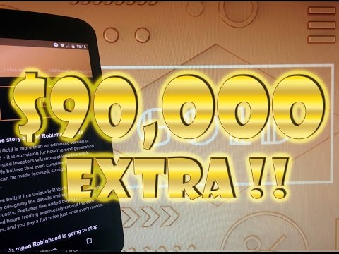 Robinhood GOLD - $90,000 EXTRA BUYING POWER for only 2.5% APR?