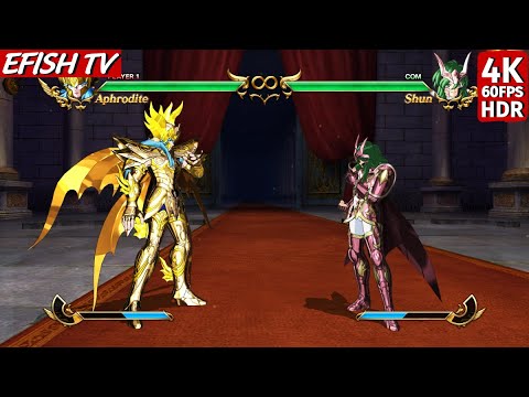 Pisces Aphrodite God Cloth vs Andromeda Shun God Cloth (Hardest AI) -  Saint Seiya: Soldiers' Soul