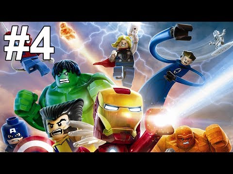 LEGO Marvel Super Heroes Gameplay Walkthrough Part 4 No Commentary