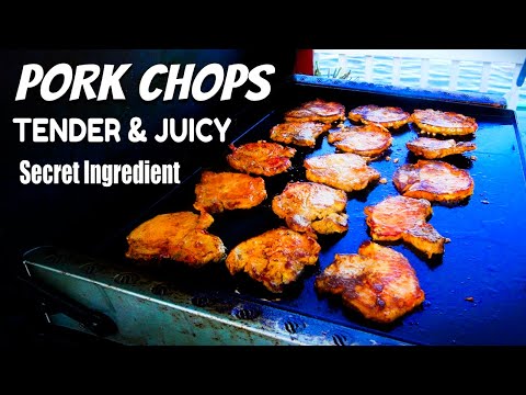 Secret Ingredient for Tender & Juicy Pork Chops | Blackstone Griddle