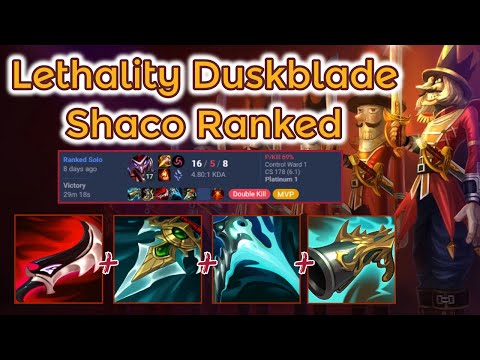 Duskblade Collector Shaco - S13 Emerald Ranked [League of Legends] Full Gameplay - Infernal Shaco